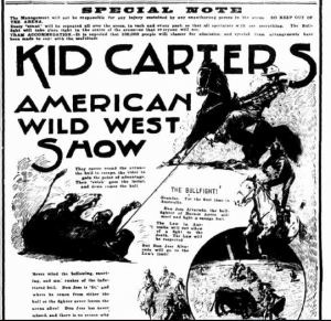 Kid Carter's show